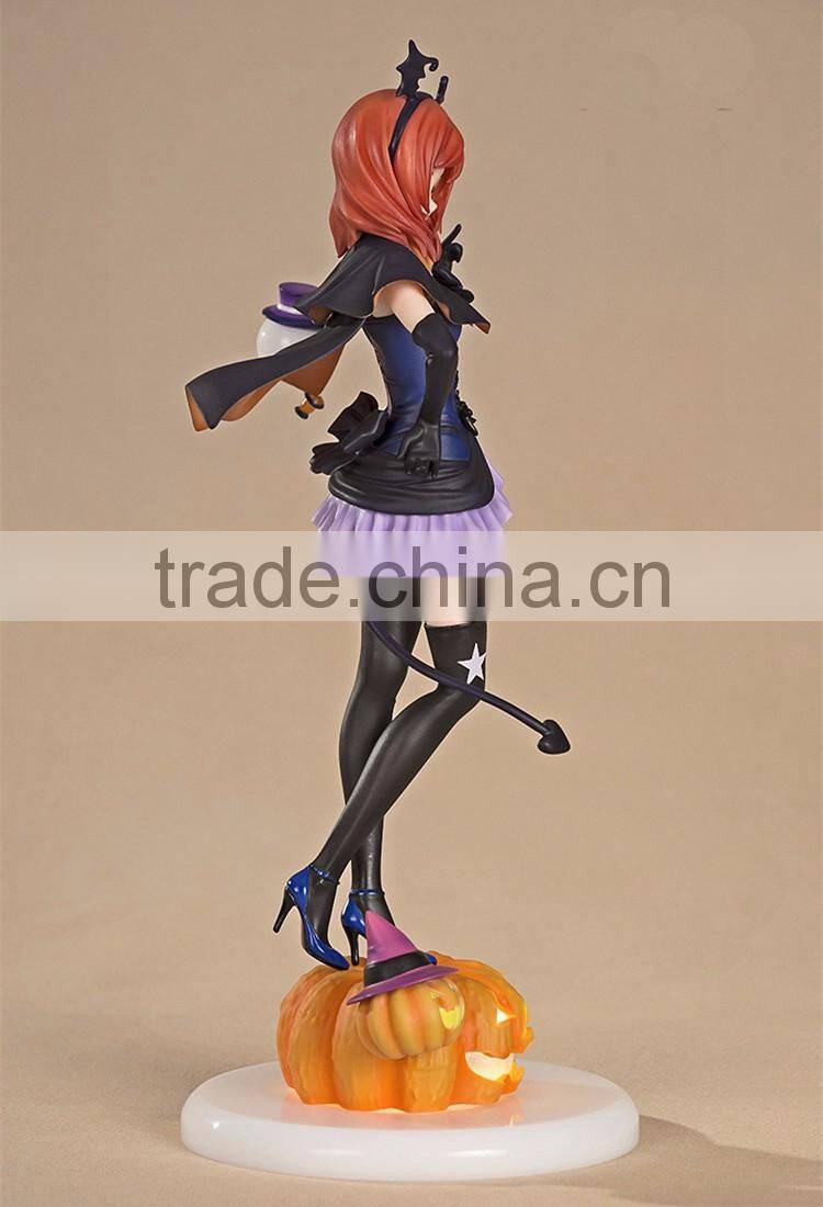 Halloween theme pumpkin love live sexy girl Pile statue