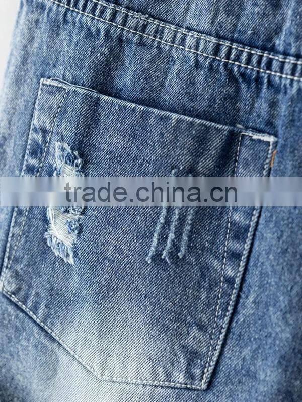 2017 New fashion short ripped jeans torn denim shorts for women