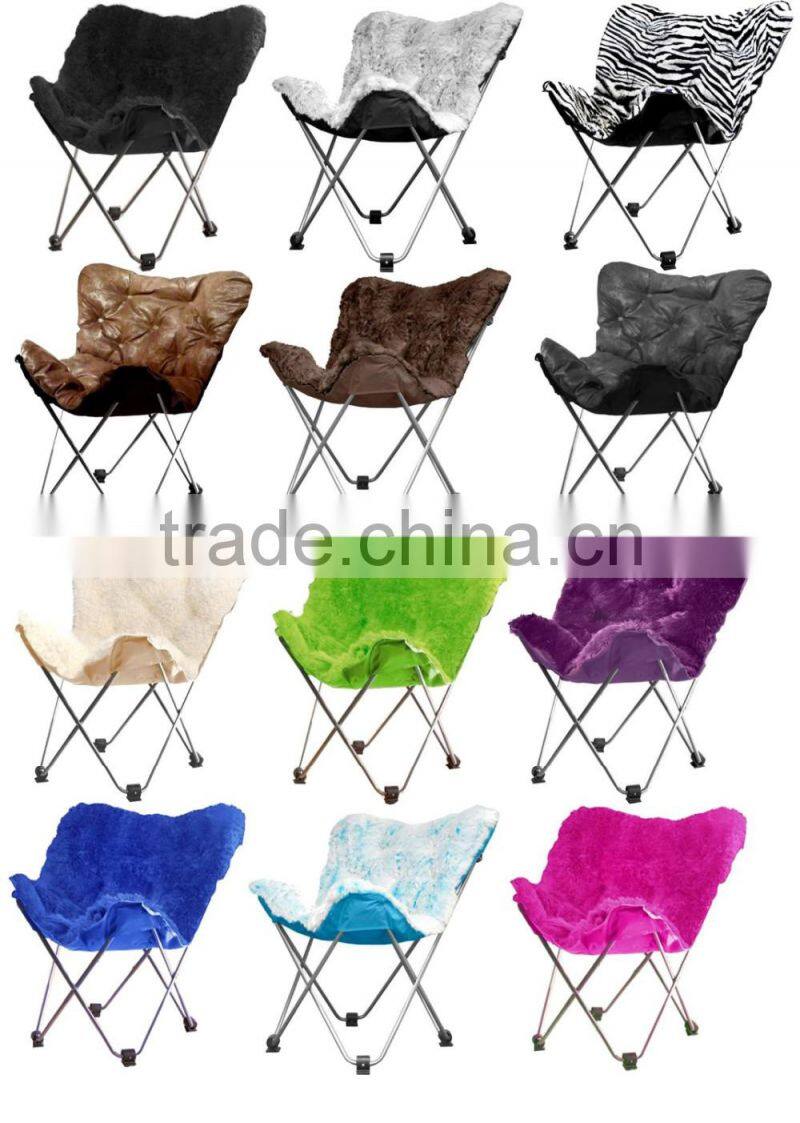 High quality metal iron furniture legs butterfly chairs living room chairs