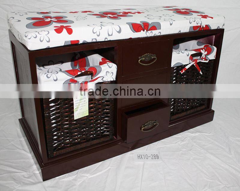 Comoda Banco Asiento para Vestibulo Pasillo Bano Dormitorio Blanco Nuevo