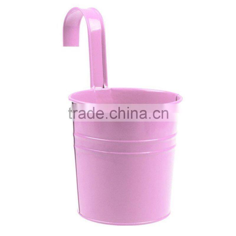 Newest ourdoor garden metal flower pot hanging planter