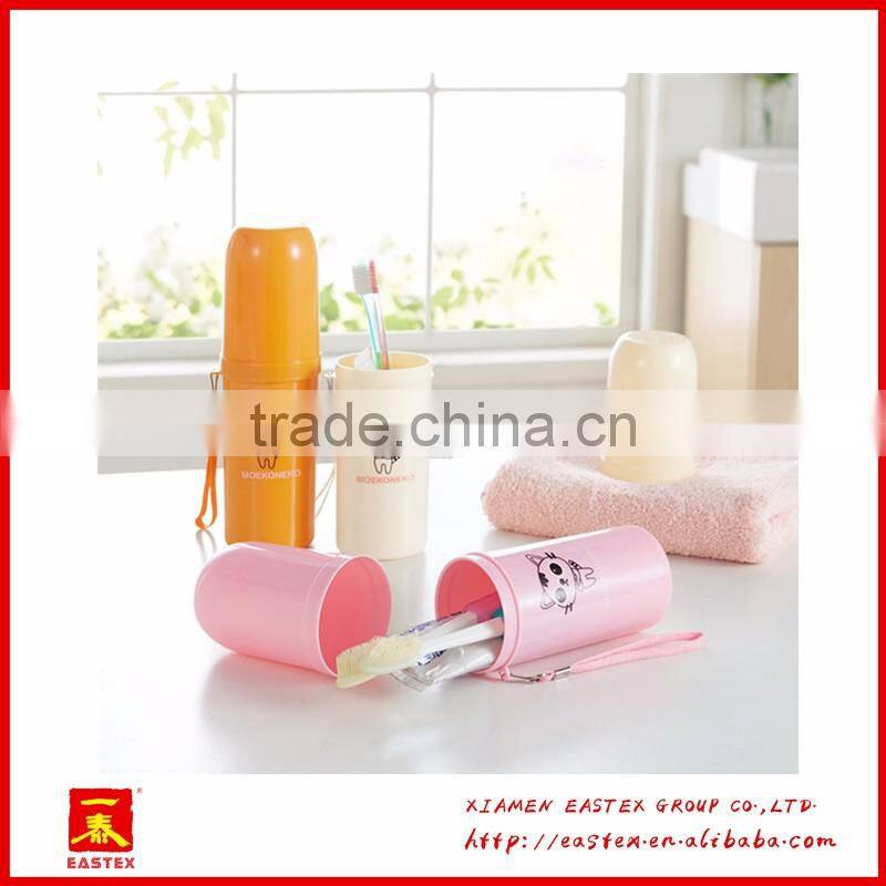 hot sell good quality new design cartoon Plastic toothbrush case portable travel toothbrush case