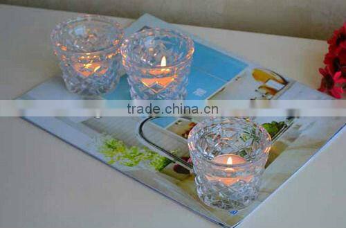 simple wedding glass hurricane candle holder romance