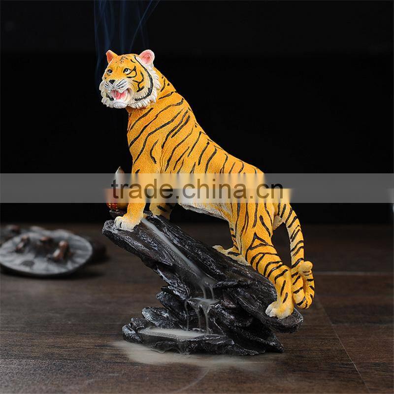 Domineering Tiger Backflow Incense Burner For Home Decor