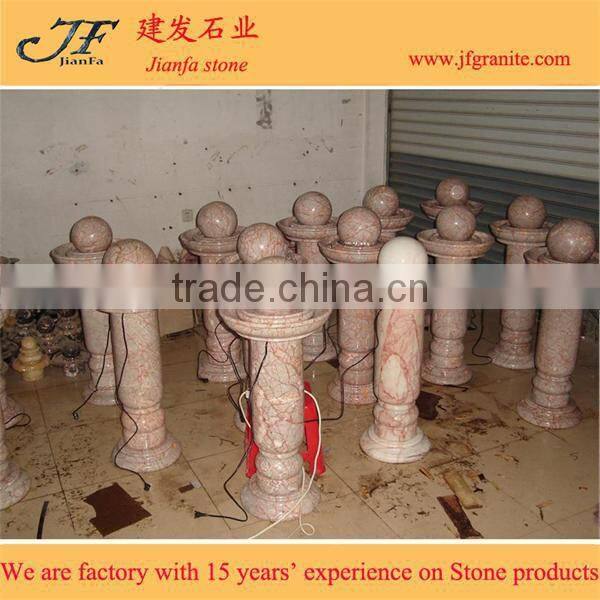 Stone ball fountain for meeting room