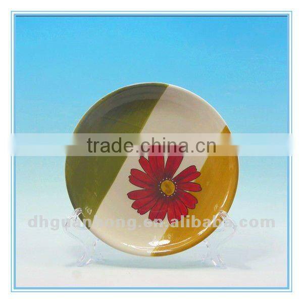 Hand-painted ceramic dinner set