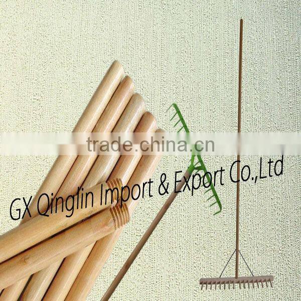 Wood handle for broom, mop, shovel/spade, brush, rake, hoe,fork