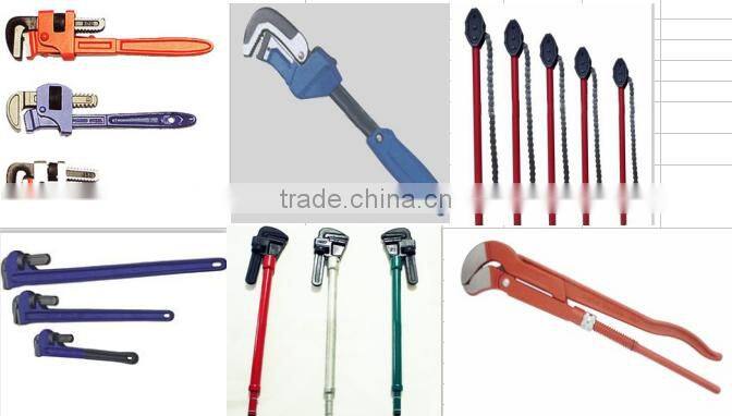 24 inch straight heavy duty american type style pipe wrench monkey adjustable plumbing spanner clamp