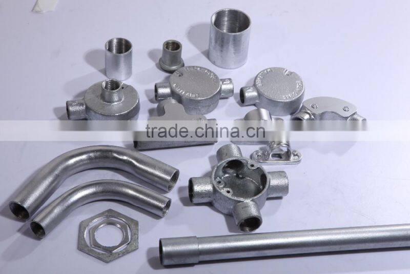 Gi accessories for galvanized rigid steel conduit