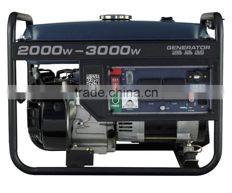 New model 2000W 168F-1 5.5HP electric power generator