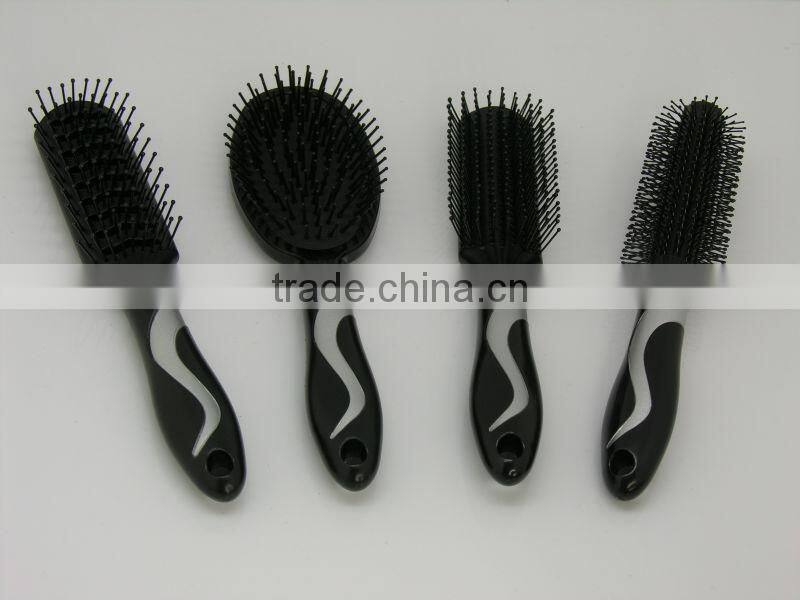 Plastic hair brush, Professional hair brush, Fashion hair brush, hair brush in hair brush, colorful detangling hair brush,