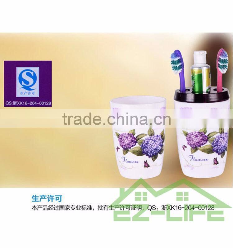 2017 Best 2 pcs beautiful flower morden bathroom accessories set