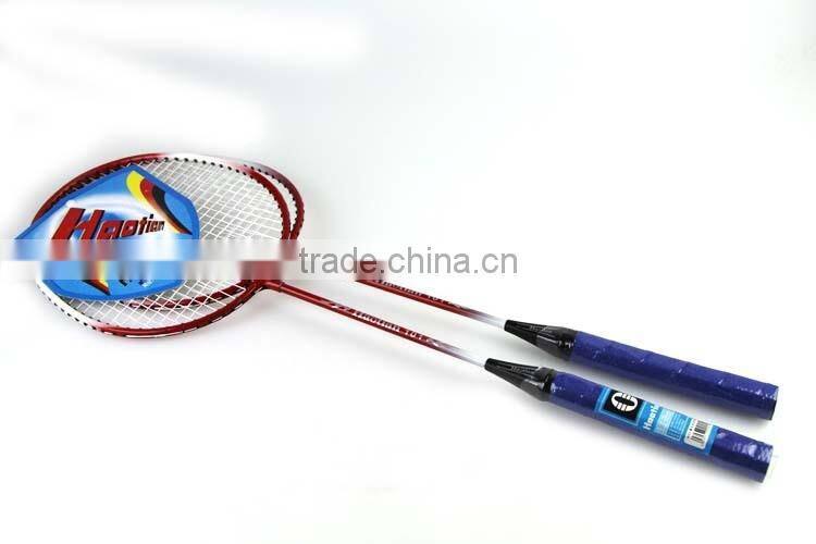 badminton rackets on sale Low price good quality ferroalloy badminton racket