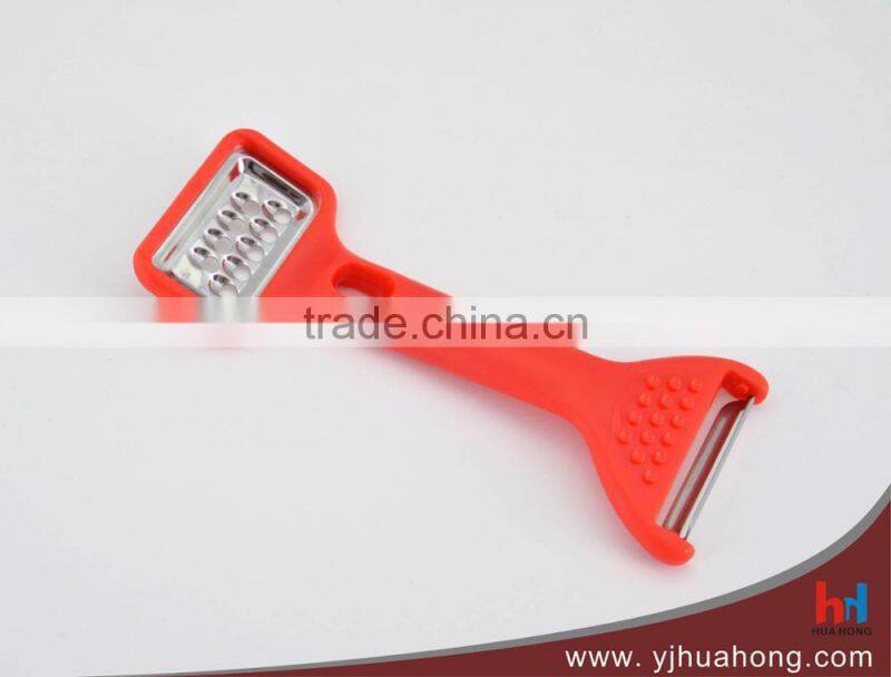 Multi-function kitchen vegetable peeler, potato peeler and cutter (HPL-01H)