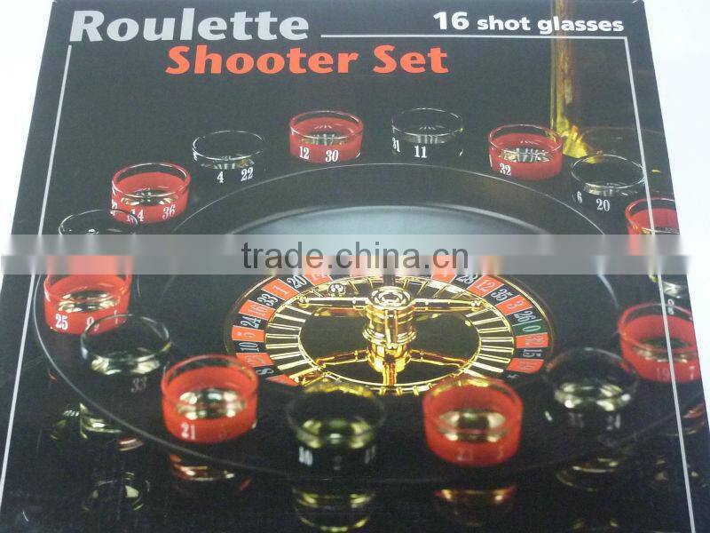 hot-selling spin&shot glass with high quality