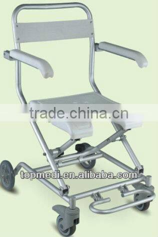 Rehabilitation Therapy Supplies TBB7962L aluminum flodable disable commode bath chair