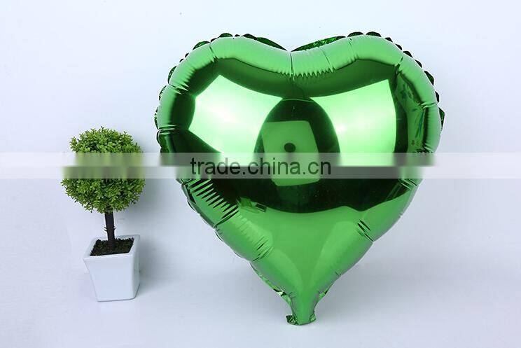 Metallic Heart shape helium Inflatable Foil Balloons party Decoration Foil Balloons wholesale