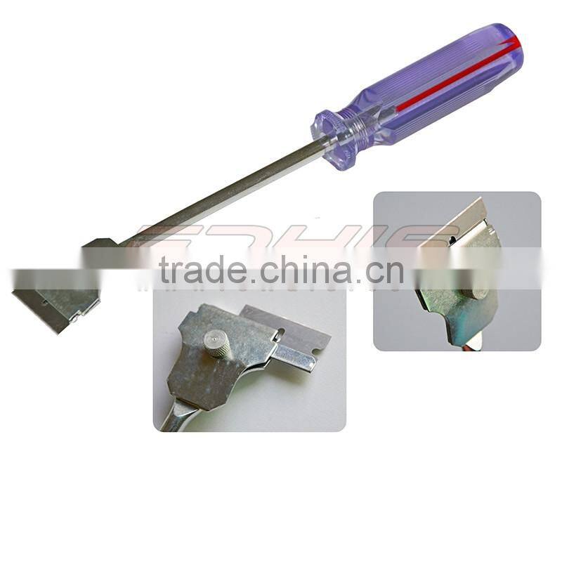 Long handle ice razor scraper with 1.5 inch blade window clean scraper