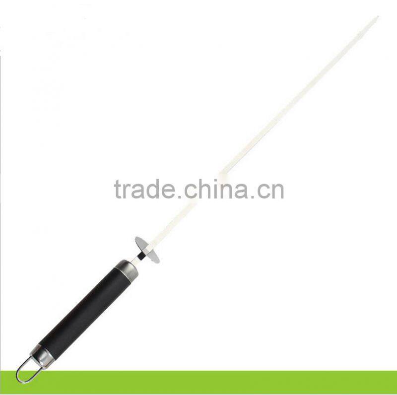 Food grade BBQ steak skewer/stick/pick/bbq rotating needle