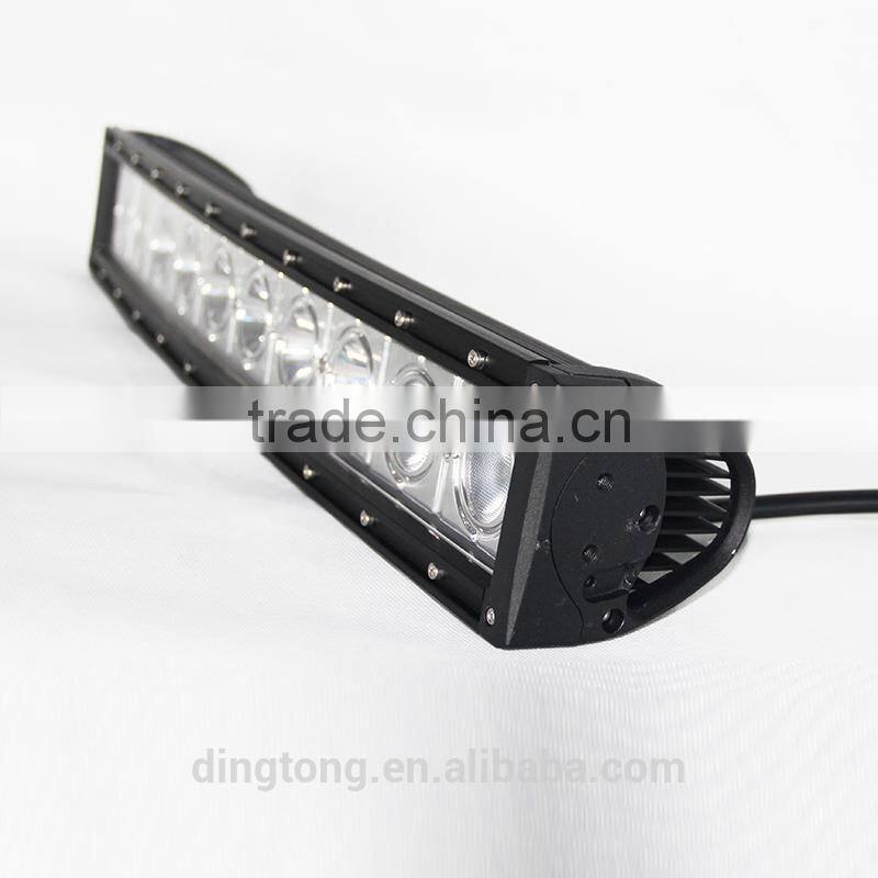 single row curved led light bar 20 inch 100w