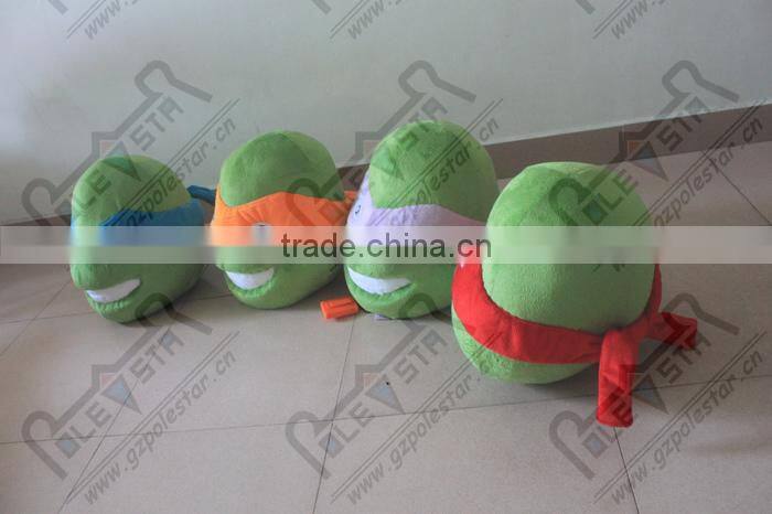Red/blue/yellow/grey/patch the tortoise mascot cartoon costume