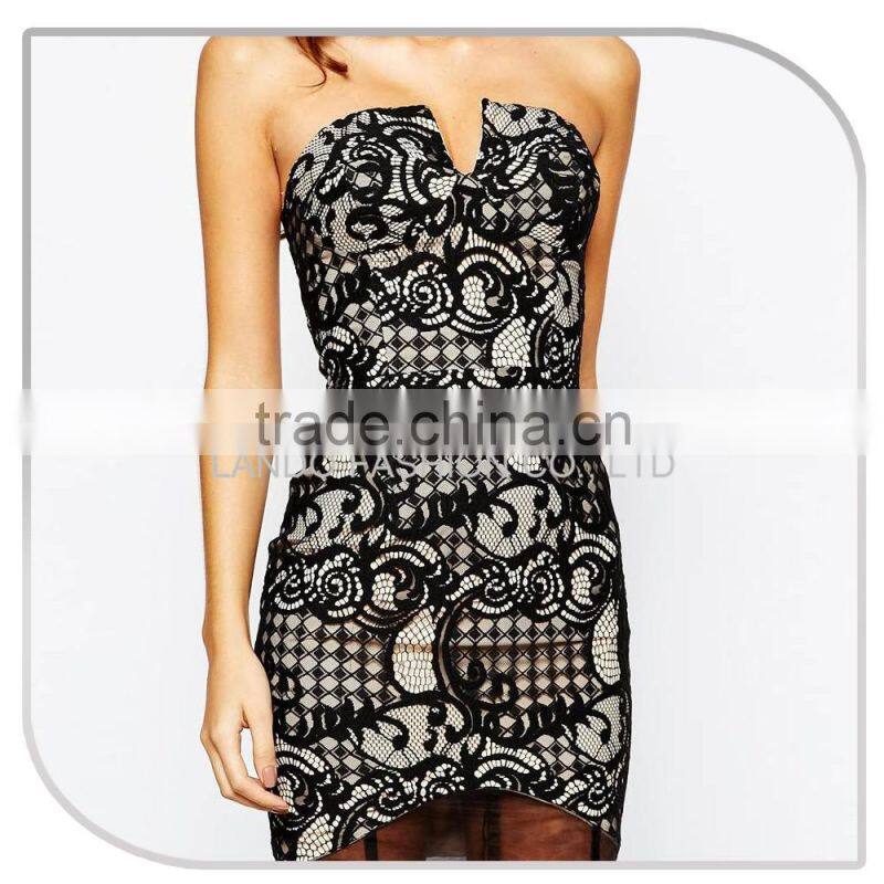 Hup classy evening dress Sexy sweetheart porn dress 2016 long evening fish cut lace dress with tulle bottom