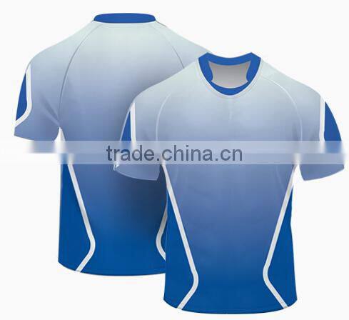 Hongen sports team set custom rugby jersey,long sleeve/sleeveless sublimated rugby jersey with embroidery