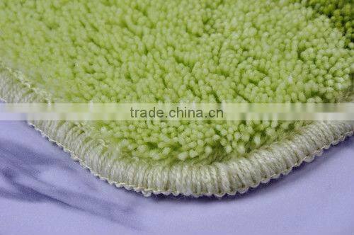 GREEN COLOR BATHMAT SHANGHAI BATHMAT SET BATHMAT (EV-L004-BM)