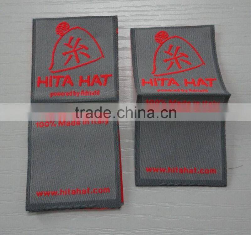 Cheap Laser Cutting Custom Woven Patch for Clothes