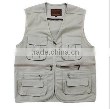 cotton TC CVC men vest waistcoad