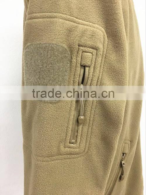 2017 Lastest style winterproof polar fleece mens jacket