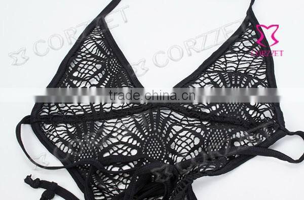 Black sexy backless girls nighty sexy wear lingerie