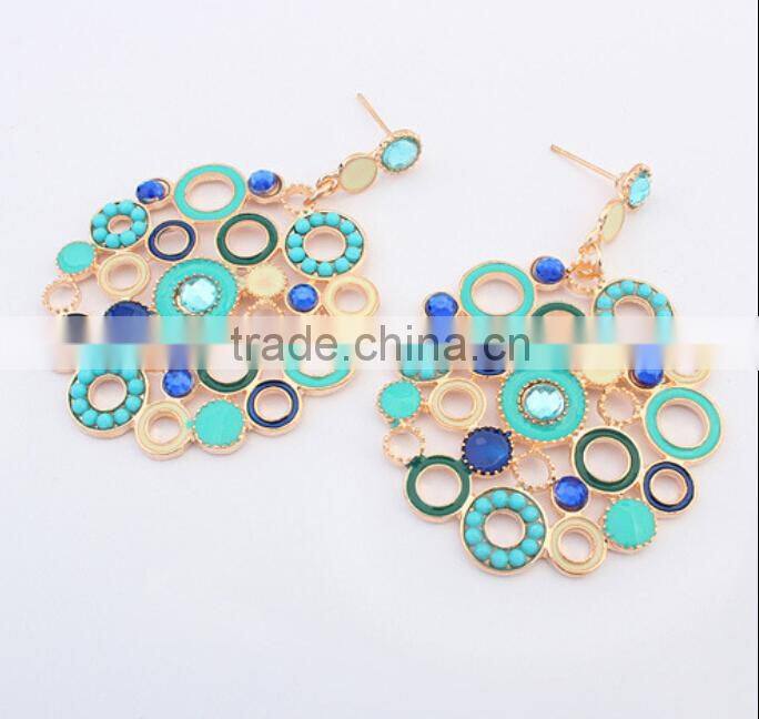 pearl paved starfish dangle earring high quality gold starfish dangle earrings sea theme earring jewelry