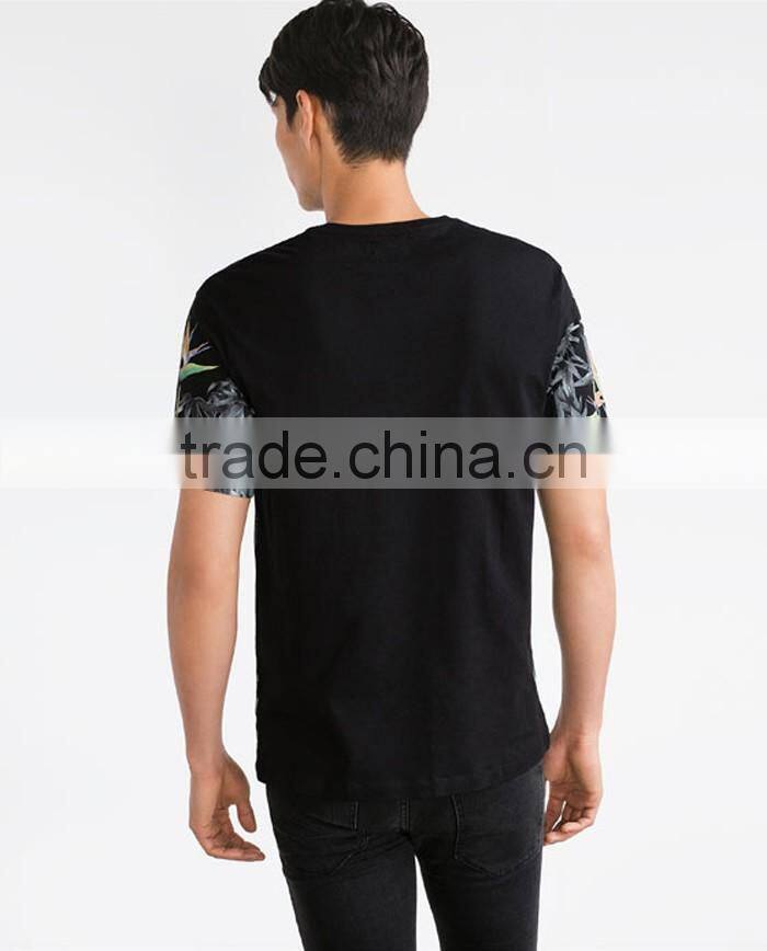 High quality Chinese ink bamboo jersey t shirt printing