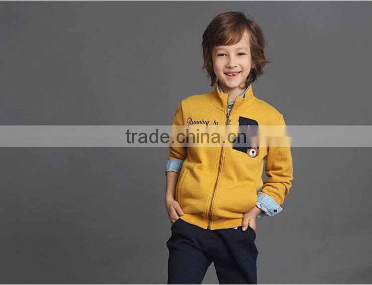 2016 OEM boutique kids warm jackets fancy coats for boys