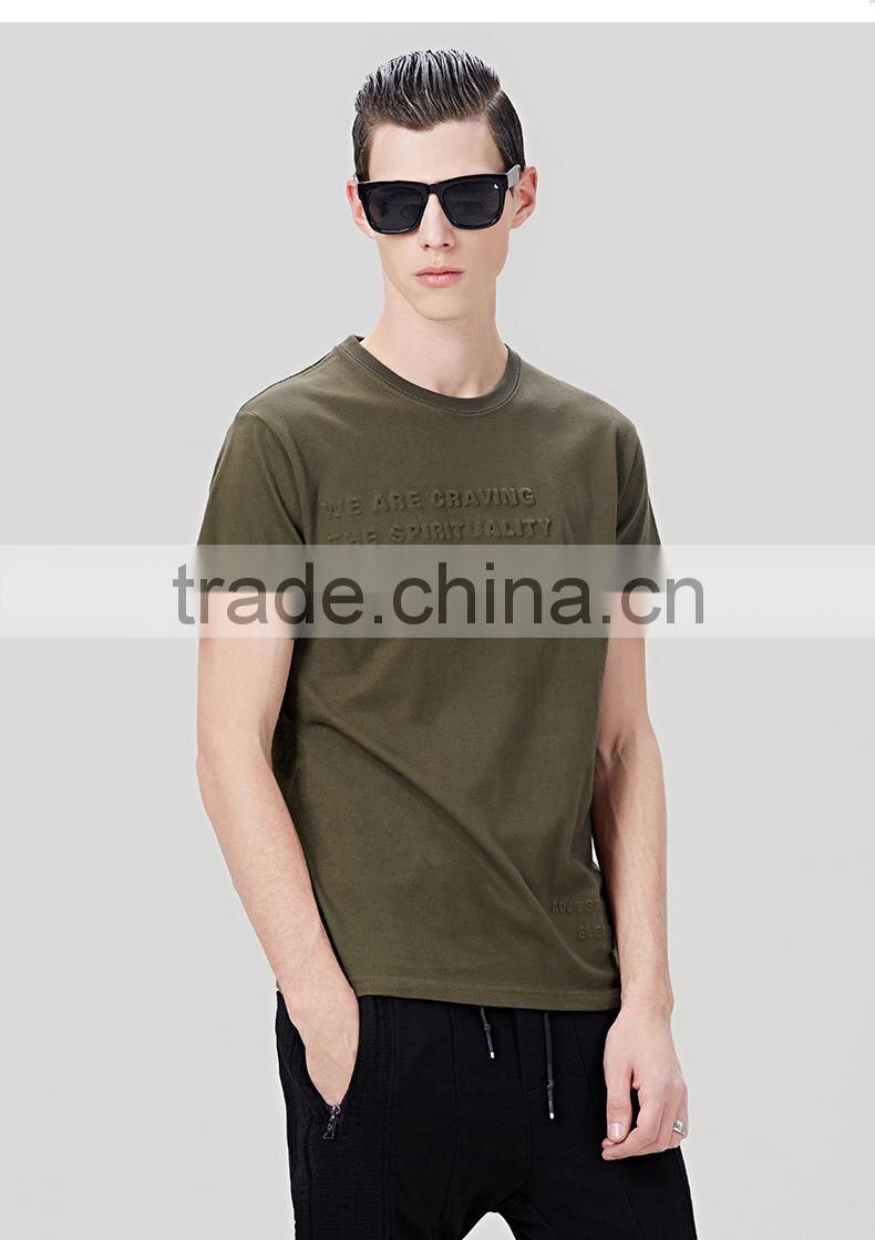 New Fashion Design Blank black slim fit tee custom men t shirt wholesale china