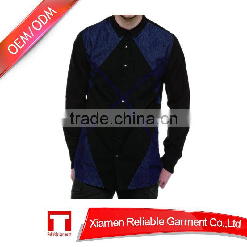 New fashion check pattern new design short sleeve men's casual shirt