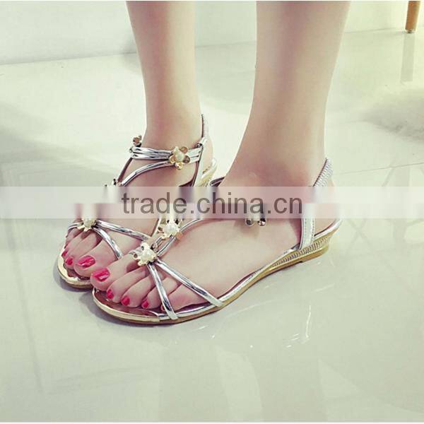 F20017H Wholesale women summer sandals bohemia style ladies shoes new design