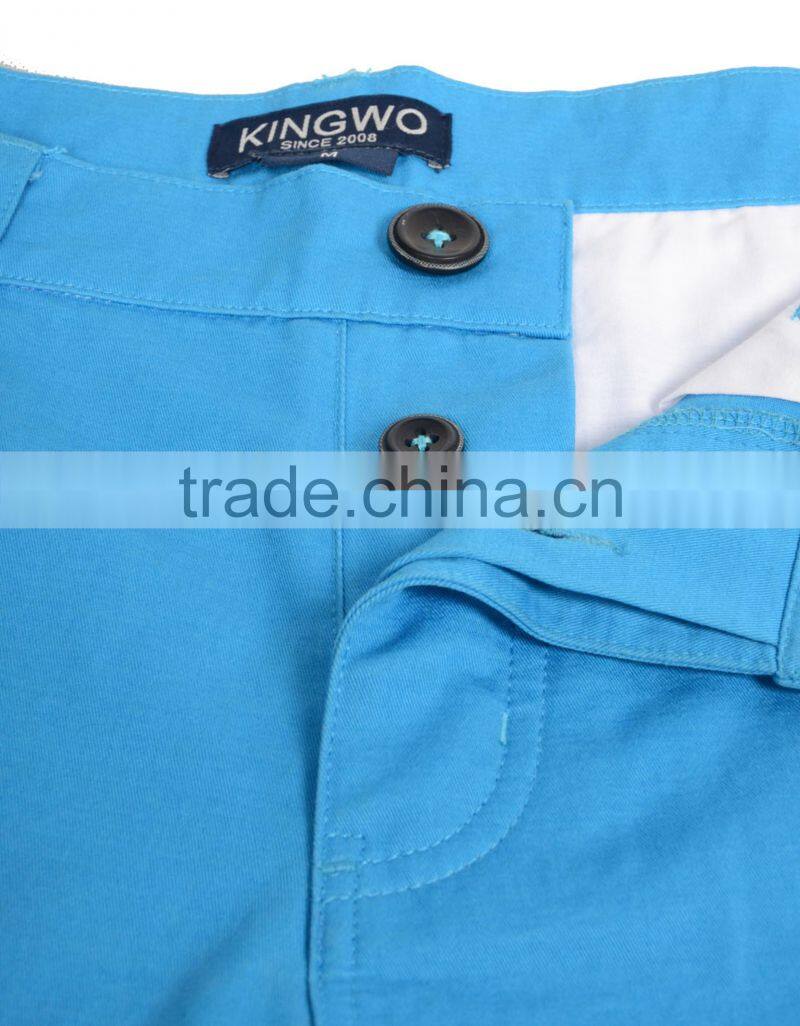 mens blue cotton twill cheap comfortable cargo short