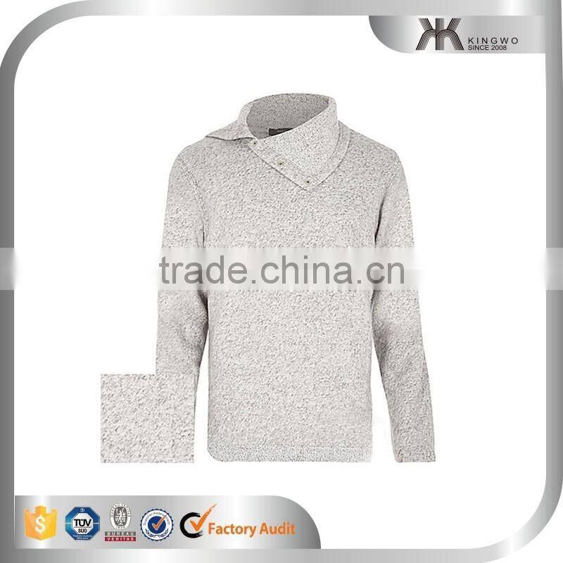 2016 Winter High Neck Plain Design Men Casual Stylish Sweatshirt