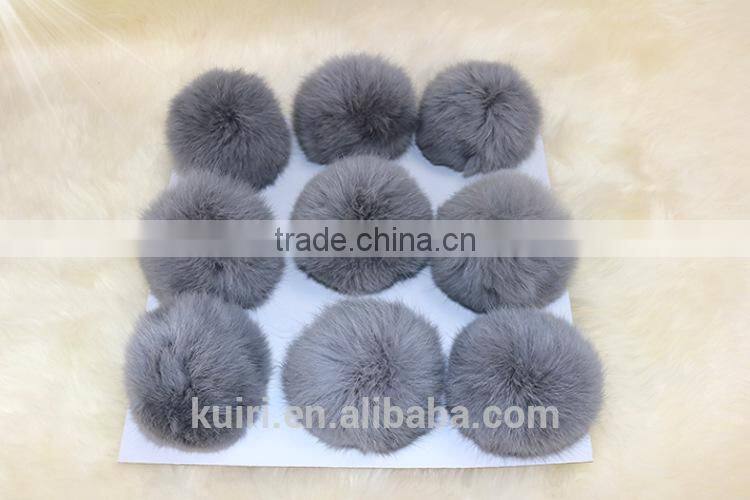 Dyed color rex rabbit fu plush keychain tmq-157