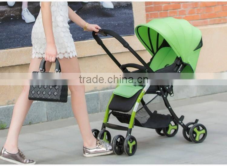 Wholesale Easy Folding Light Weight High View 2 in 1 Classic Baby Strollers Pram