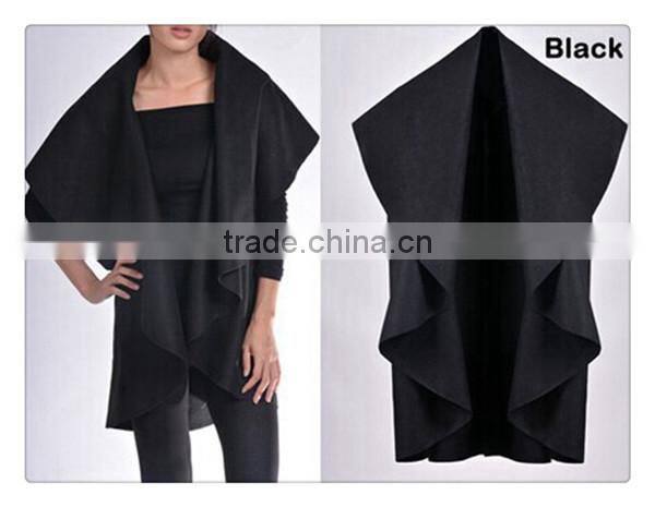 Spring new European style Temperament fashion shawl,woolen Irregular coat,women shawl