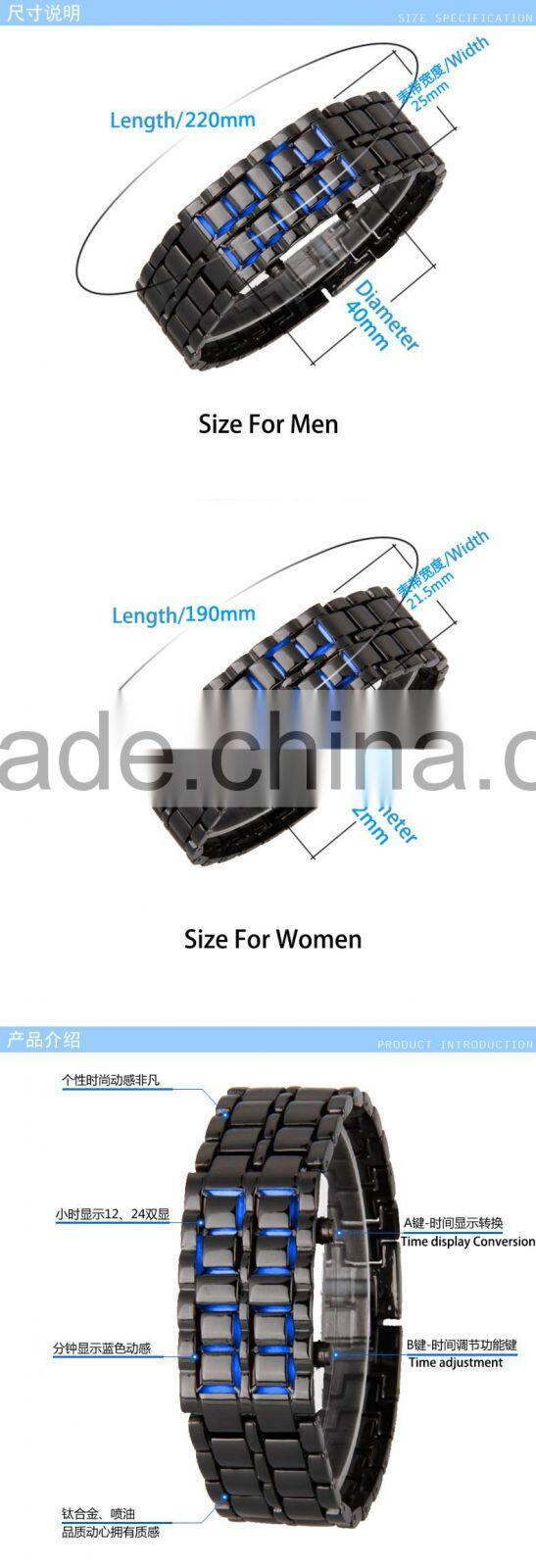 2016 Fashion Electronic Movt Alloy Watch Led Watch For Men Women And Kids