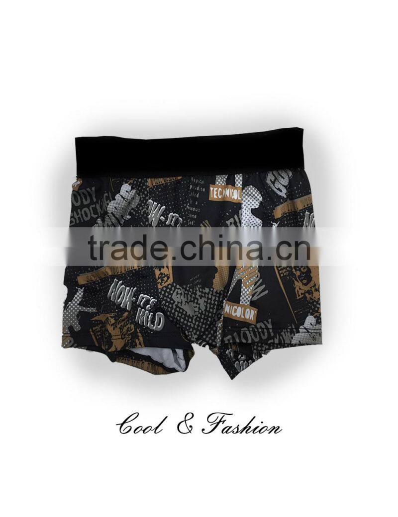 Factory wholesale men's unique printed boxers shorts fashion underwear