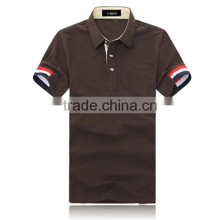 2017 Fashionable 95% polyester 5% spandex polo shirts