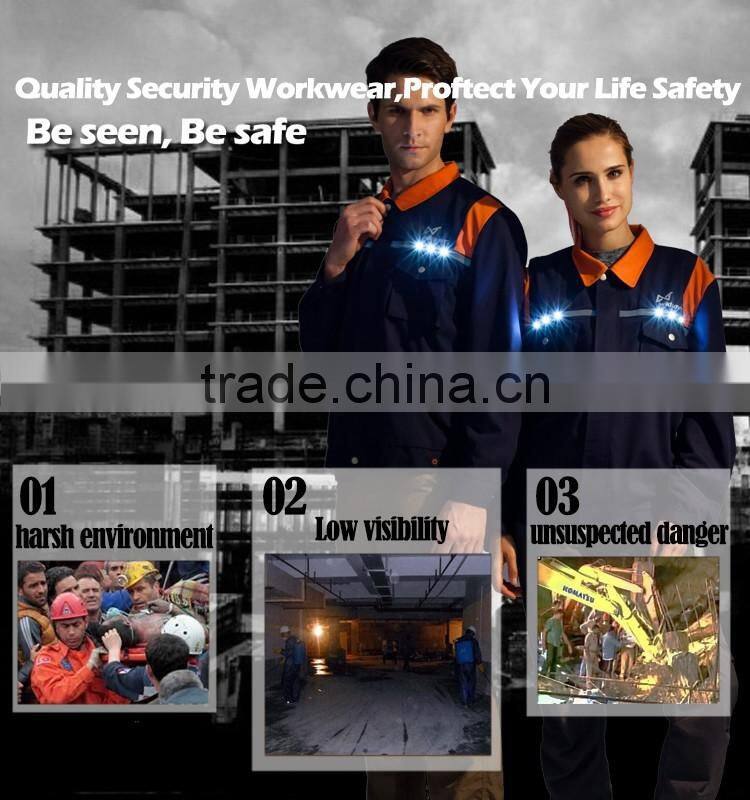 High Quality Wholesale OEM Reflective Safety Uniform for outdoors working
