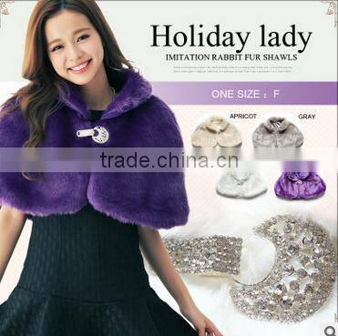 Imitation fox fur fur vest three stripe Europe and the United States fake fur vest burst models