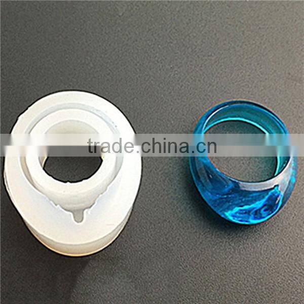 Silicone Resin Mold Finger Ring White 29mm x 25mm