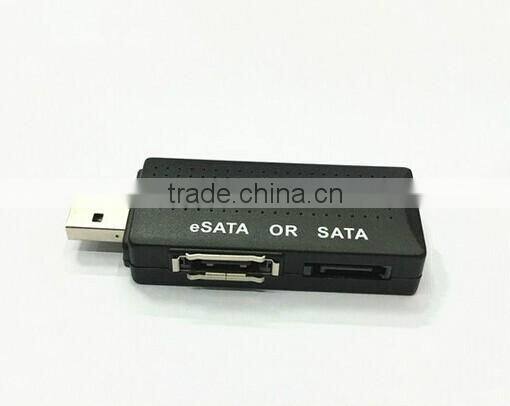 USB 2.0 TO Serial ATA SATA/eSATA Bridge Adapter For SATA Internal External Drive